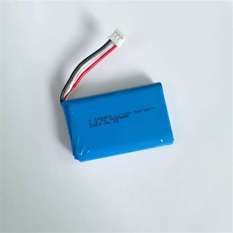 3 7v 1800mah 103450 Lipo Rechargeable Lithium Ion Polymer Battery With