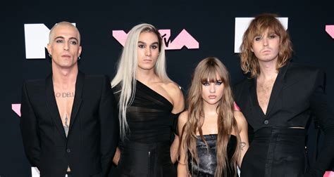 Maneskin Rocks Black Outfits On Mtv Vmas 2023 Red Carpet Ahead Of Their