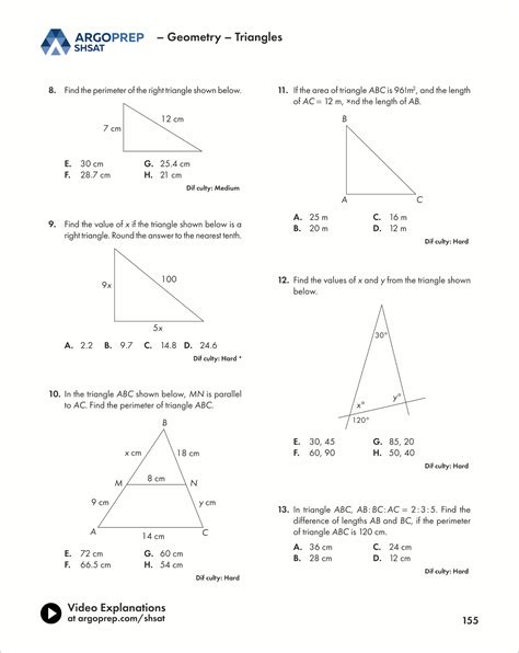 Shsat Practice Test With Answers Shsat Practice Test Review