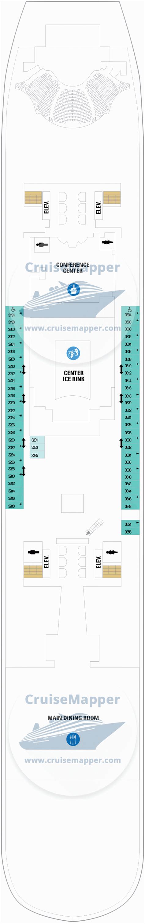 Deck Plan For Wonder Of The Seas Ten