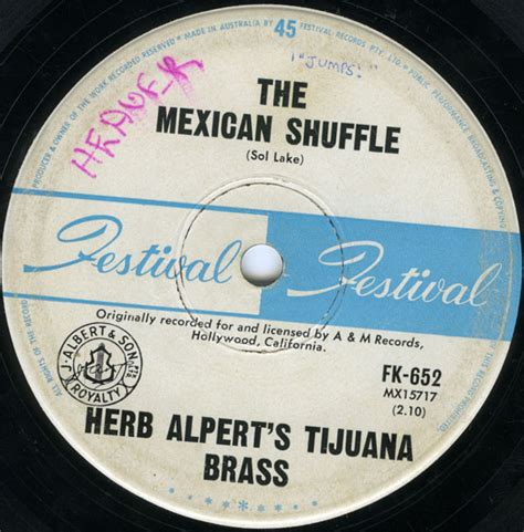 Herb Alpert S Tijuana Brass Mexican Shuffle Numero Cinco 1964