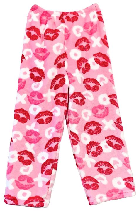 Valentines Day Pajama Pants Made With Love And Kisses