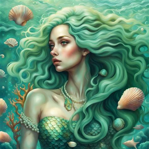 Mermaid Ai Generated Artwork Nightcafe Creator