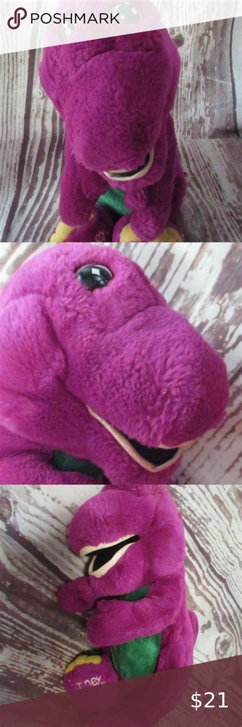 Barney Stuffed Animal Purple Dinosaur Plush Toy | Dinosaur plush toy ...