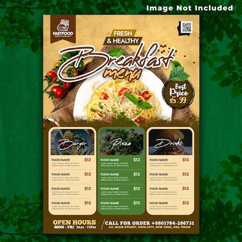 Premium Psd Restaurant Business Fast Food Flyer Templates Free Psd