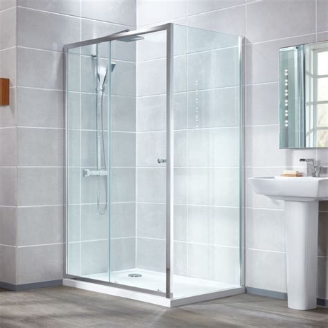 Aqua Essentials 1000 To 1600mm Sliding Shower Door