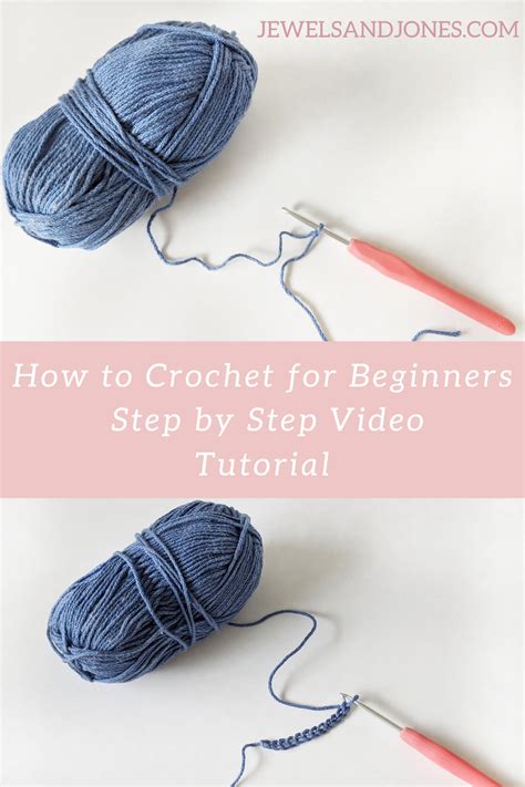 How To Crochet For Beginners Step By Step Video Tutorial Jewels And