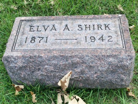 Elva Anna Shirk 1871 1942 Mémorial Find A Grave