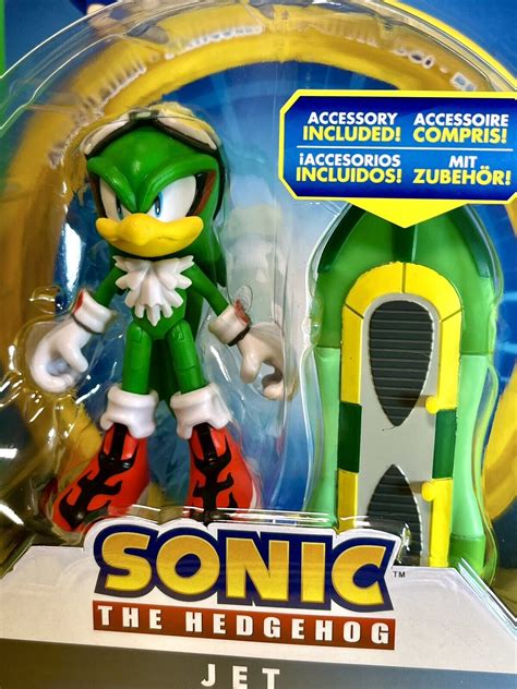 2023 Jakks Pacific Sonic The Hedgehog Figure Jet The Hawk W Type J