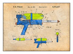 Water Gun Drawing at PaintingValley.com | Explore collection of Water Gun Drawing