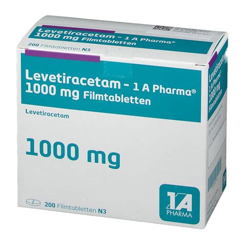 Levetiracetam 1a Pharm1000 200 St Mit Dem E Rezept Kaufen Shop Apotheke