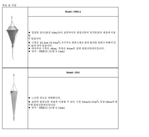 키타하라식 정량플랑크톤 네트 YTK Corp