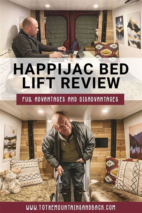 Pin Our Happijac Bed Lift Review Bed Lifts Campervan Bed Campervan Life