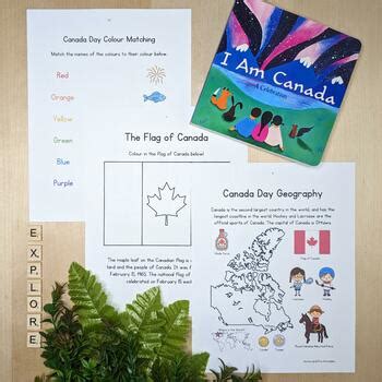 Canada Day Activity Pack Pages Low Prep Printer Ink Friendly