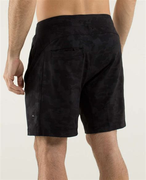 Lululemon Anti Gravity Short Savasana Camo Cm Embossed Black Lulu