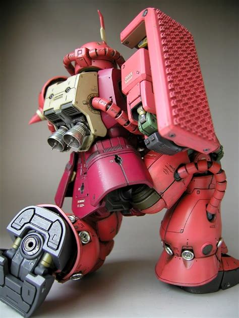 Custom Build Mg Char S Zaku Ii Detailed Gundam Kits