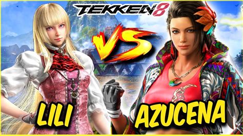 Crazy Azucena Gameplay Tekken Beta Azucena Vs Lili Youtube