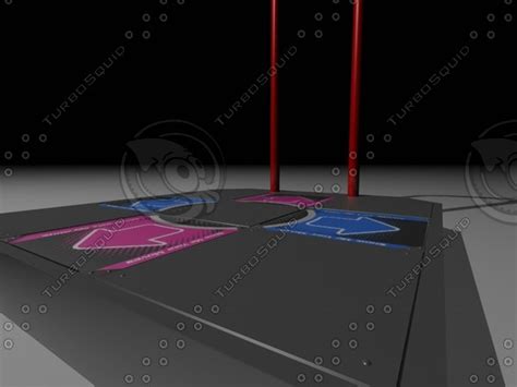 Metal Ddr Pad Arcade Obj Free