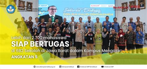 Lebih Dari Mahasiswa Siap Bertugas Di Sekolah Di Jawa Barat