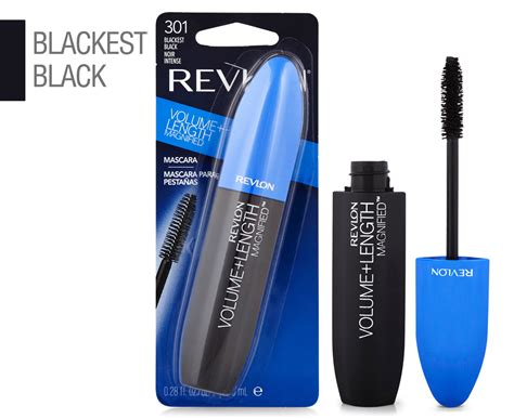 Revlon Volume Length Magnified Mascara Ml Blackest Black