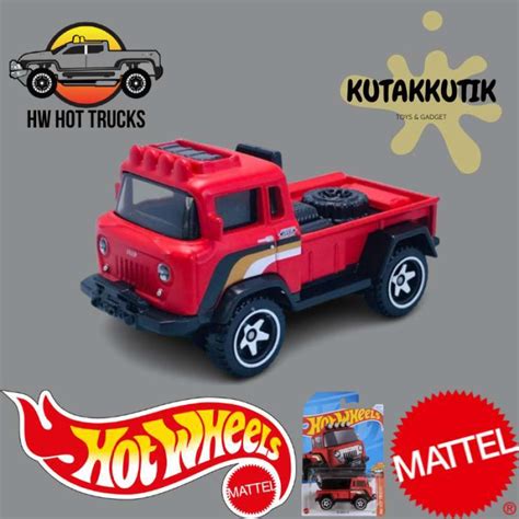 Jual Hot Wheels Mobil Pickup Truck 57 Jeep Fc Merah Lot H 2024 Hw Hot Trucks Di Seller