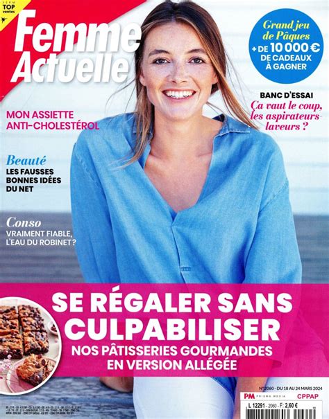 Femme Actuelle N° 2060 Abonnement Femme Actuelle Abonnement