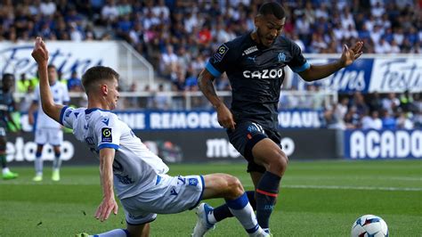 Ligue E Journ E L Om S Impose Auxerre Et Prend La T Te