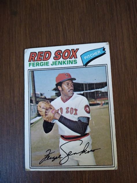 Topps Fergie Jenkins Baseball Card Boston Red Sox Ebay