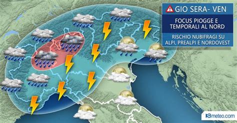 Meteo Lombardia Imminente Maltempo Con Temporali E Rischio Nubifragi