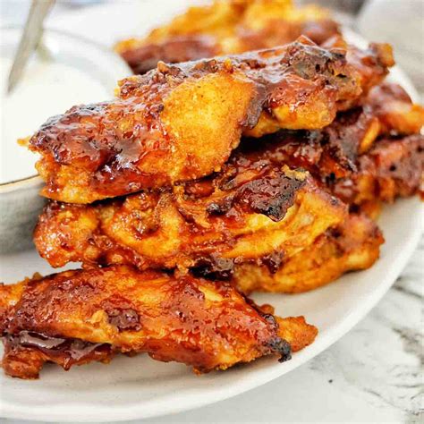 Chicken Ribs (Baked then Grilled) - Sweet Caramel Sunday