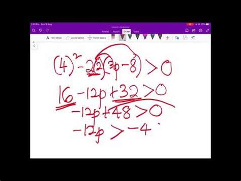 Matematik Tambahan Bab Fungsi Kuadratik Tingkatan Youtube