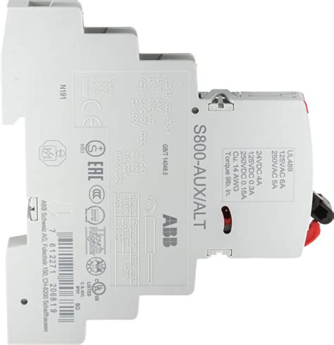 2ccs800900r0021 S800 Auxalt Abb Abb Auxiliary Contact 2 Contact