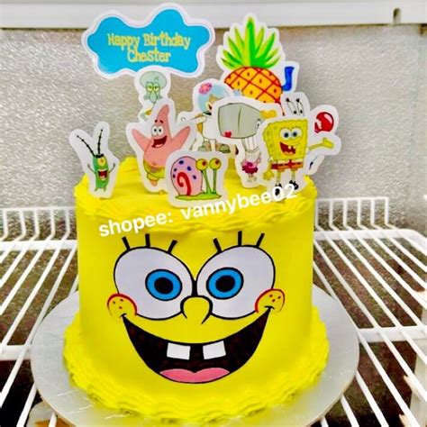 Spongebob Cake Topper Printable Printable Word Searches