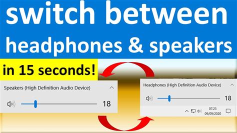 How To Switch Between Headphones And Speakers Without Unplugging Youtube