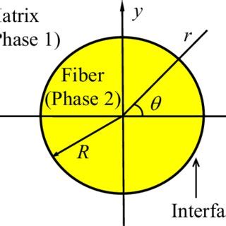 Color Online A Multiferroic Circular Cylindrical Fiber Of Radius R