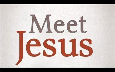 Meet Jesus – Part 1 - Open the Bible