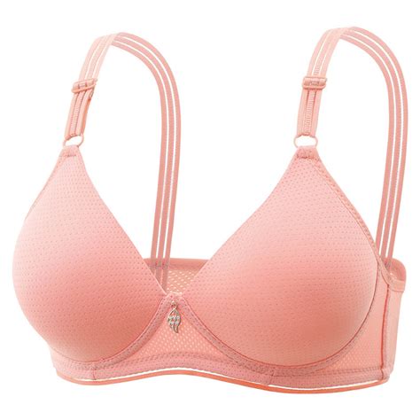 Amdwov Lined Bras For Women Woman S Color Comfortable Hollow Out Perspective Bra Underwear No