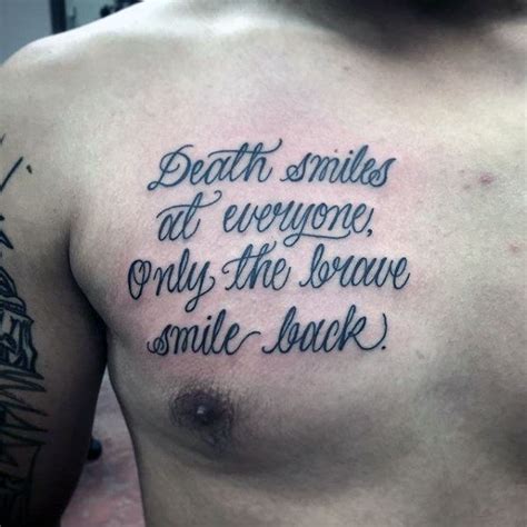 Quote Tattoos for Men Designs, Ideas and Meaning - Tattoos For You