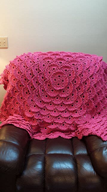 Ravelry Project Gallery For Fluffy Meringue Blanket Pattern By Patons