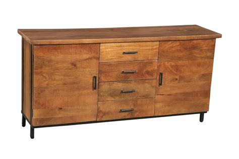 Bayside Recycled Mango Wood Buffet Wood Buffet Mango Wood Wood