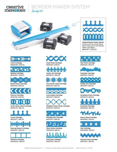 Creative Memories Border Maker System And Punches Creative Etsy