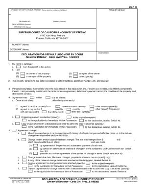 Fillable Online Unlawful Detainer Packet Revision Fax Email Print