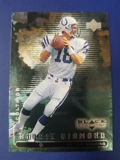 1998 Upper Deck Black Diamond Peyton Manning Sale Head Hesge Ch