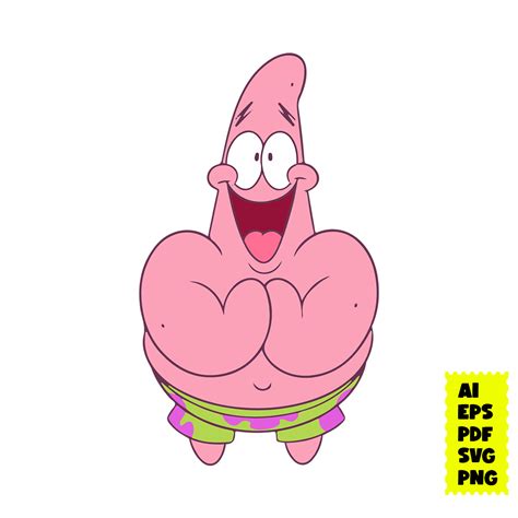 Patrick Svg, Patrick Star Svg, Patrick Funny Svg, Spongebob - Inspire ...