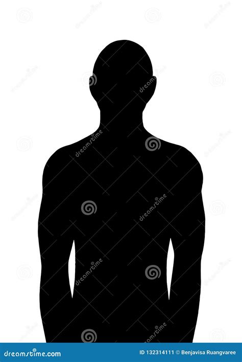 Human Silhouette Black Shadow Man Vector Illustration Design Stock ...