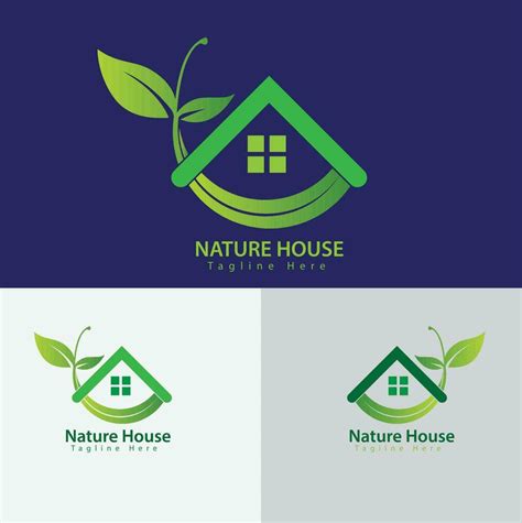 Vector green eco house logo concept 26266879 Vector Art at Vecteezy