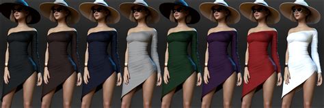 Dforce Charming Chic Outfit Set For Genesis Daz D