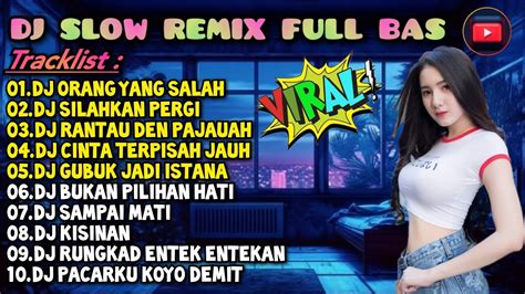 DJ SLOW REMIX FULL BASS 2024 DJ BIARKAN AKU PERGI DJ ORANG YANG