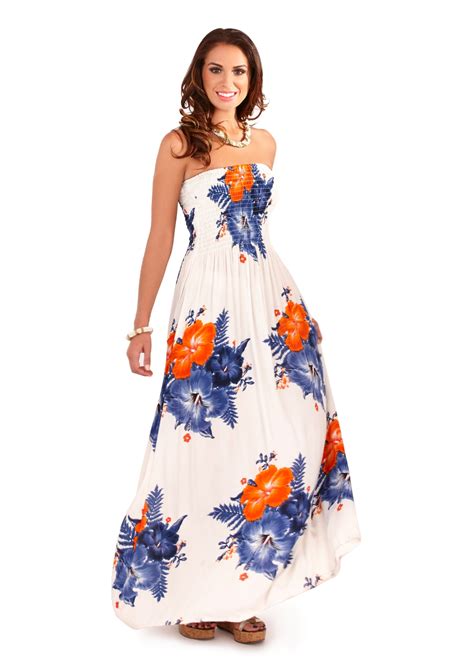 Womens Strapless Bandeau Summer Maxi Full Length Ladies Floral Dress