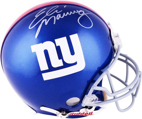 New York Giants Eli Manning Autographed Helmet